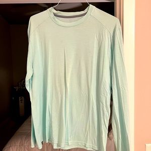 Free Fly Apparel, bamboo long sleeve, Size - L, Color - Blue / Teal